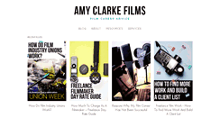 Desktop Screenshot of amyclarkefilms.com